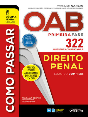 cover image of Como passar OAB – Direito Penal